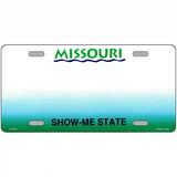 Missouri Novelty State Blank Metal License Plate 24" x 12" (LLP)