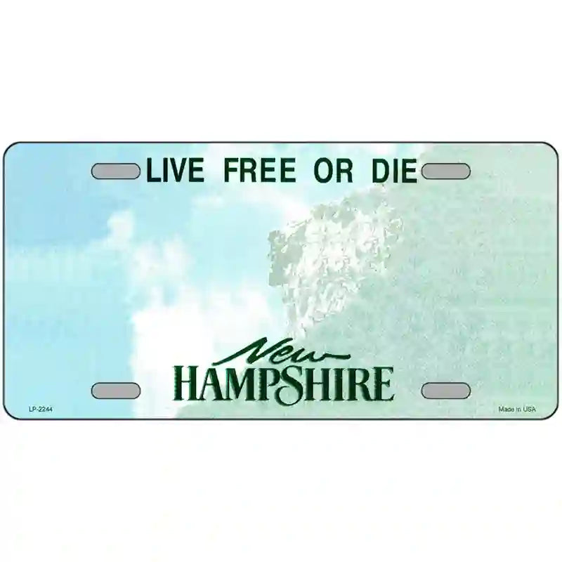 New Hampshire Novelty State Blank Metal License Plate 24" x 12" (LLP)