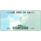 New Hampshire Novelty State Blank Metal License Plate 24" x 12" (LLP)