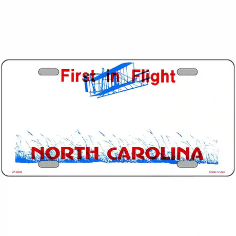 North Carolina Novelty State Blank Metal License Plate 24" x 12" (LLP)