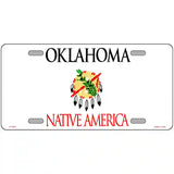 Oklahoma Novelty State Blank Metal License Plate 24" x 12" (LLP)