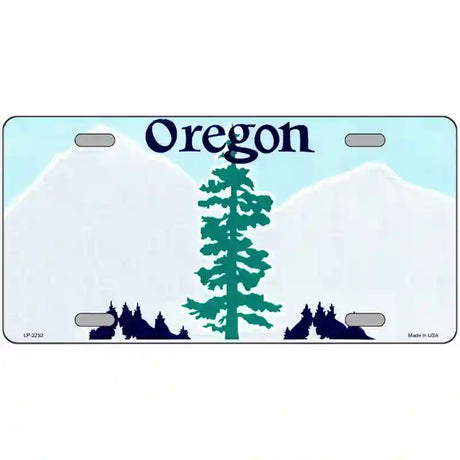 Oregon Novelty State Blank Metal License Plate 24" x 12" (LLP)