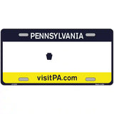 Pennsylvania Novelty State Blank Metal License Plate 24" x 12" (LLP)