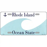 Rhode Island Novelty State Blank Metal License Plate 24" x 12" (LLP)