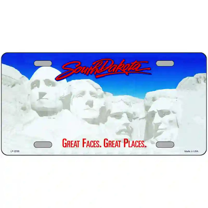 South Dakota Novelty State Blank Metal License Plate 24" x 12" (LLP)