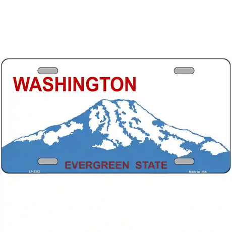 Washington Novelty State Blank Metal License Plate 24" x 12" (LLP)