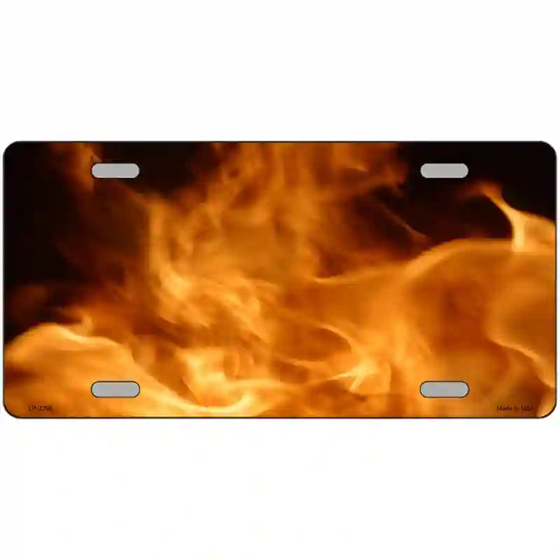 True Flame Metal Novelty License Plate 24" x 12" (LLP)