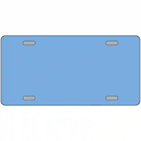 Baby Blue Solid Metal Novelty License Plate 24" x 12" (LLP)