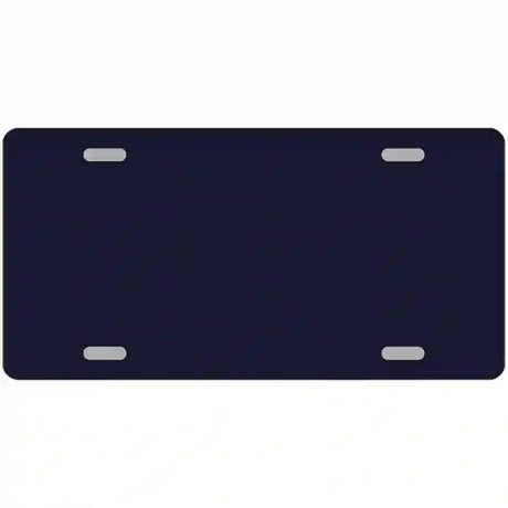 Navy Blue Solid Metal Novelty License Plate 24" x 12" (LLP)