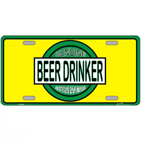 Beer Metal Novelty License Plate 24" x 12" (LLP)