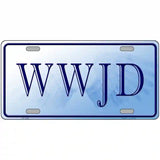 WWJD Metal Novelty License Plate 24" x 12" (LLP)