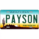 Payson Arizona Novelty Metal License Plate 24" x 12" (LLP)