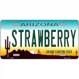 Strawberry Arizona Metal Novelty License Plate 24" x 12" (LLP)