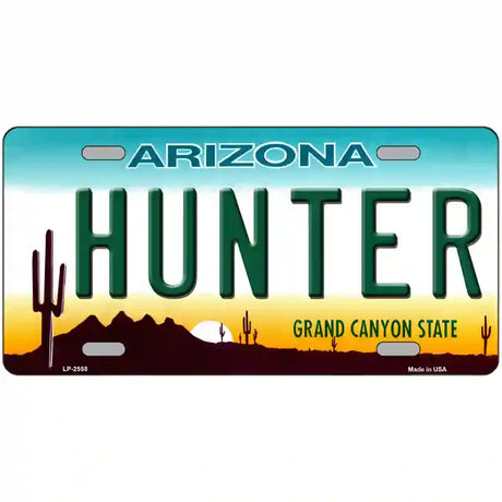 Hunter Arizona Metal Novelty License Plate 24" x 12" (LLP)