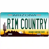 Rim Country Arizona Metal Novelty License Plate 24" x 12" (LLP)