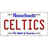 Celtics Massachusetts Novelty State Metal License Plate 24" x 12" (LLP)