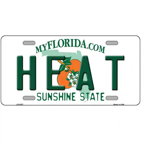 Heat Florida Novelty State Metal License Plate 24" x 12" (LLP)