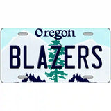 Blazers Oregon Novelty State Metal License Plate 24" x 12" (LLP)