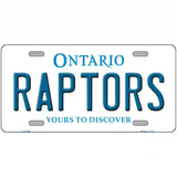 Raptors Ontario State Metal Novelty License Plate 24" x 12" (LLP)