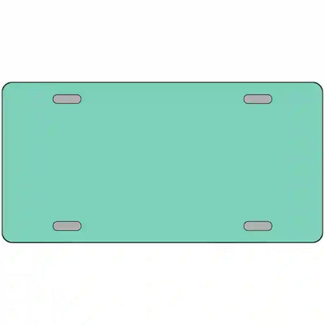 Mint Solid Metal Novelty License Plate 24" x 12" (LLP)