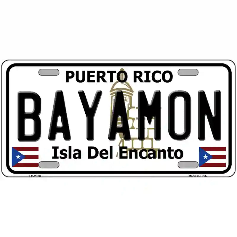 Bayamon Puerto Rico Metal Novelty License Plate 24" x 12" (LLP)