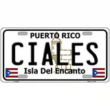 Ciales Puerto Rico Metal Novelty License Plate 24" x 12" (LLP)