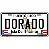 Dorado Puerto Rico Metal Novelty License Plate 24" x 12" (LLP)