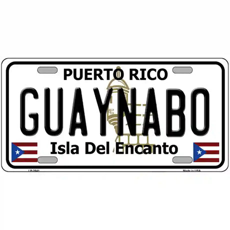 Guaynabo Puerto Rico Metal Novelty License Plate 24" x 12" (LLP)