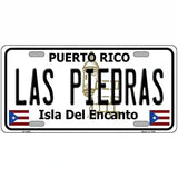 Las Piedras Puerto Rico Metal Novelty License Plate 24" x 12" (LLP)