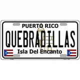 Quebradillas Puerto Rico Metal Novelty License Plate 24" x 12" (LLP)