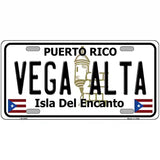 Vega Alta Puerto Rico Metal Novelty License Plate 24" x 12" (LLP)