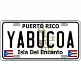 Yabucoa Puerto Rico Metal Novelty License Plate 24" x 12" (LLP)