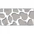 Grey White Giraffe Metal Novelty License Plate 24" x 12" (LLP)