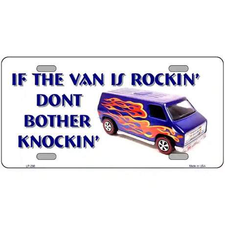 If Vans Rockin Metal Novelty License Plate 24" x 12" (LLP)