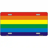 Rainbow Flag Metal Novelty License Plate 24" x 12" (LLP)