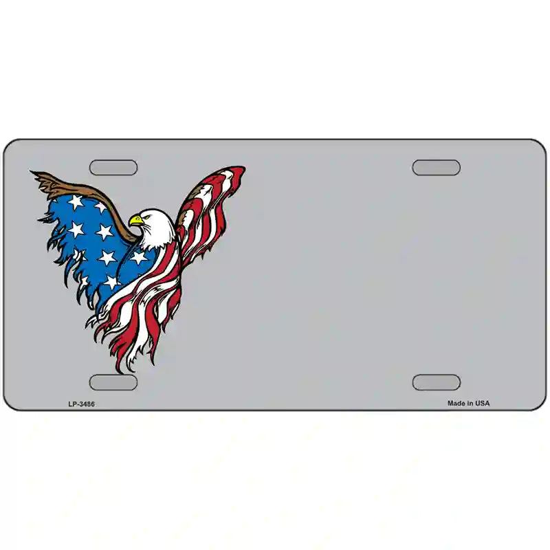 American Eagle Offset Metal Novelty License Plate 24" x 12" (LLP)