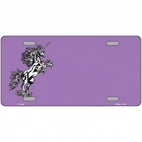 Unicorn Offset Metal Novelty License Plate 24" x 12" (LLP)