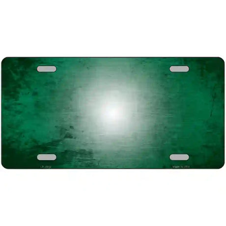 Green White Fade Scratched License Plate Metal Novelty 24" x 12" (LLP)