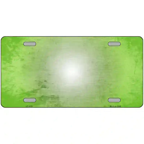 Lt Green White Fade Scratched License Plate Metal Novelty 24" x 12" (LLP)