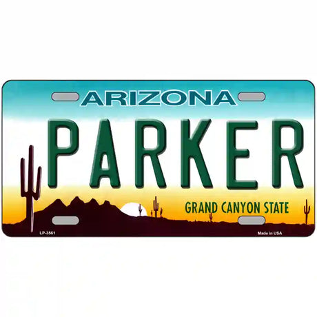 Parker Arizona Novelty Metal License Plate 24" x 12" (LLP)