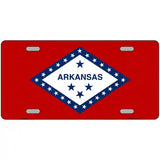 Arkansas State Flag Metal Novelty License Plate 24" x 12" (LLP)