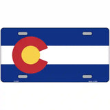 Colorado State Flag Metal Novelty License Plate 24" x 12" (LLP)