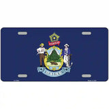 Maine State Flag Metal Novelty License Plate 24" x 12" (LLP)