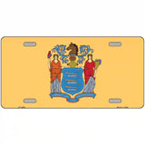 New Jersey State Flag Metal Novelty License Plate 24" x 12" (LLP)