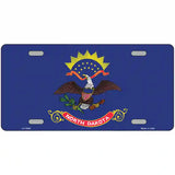 North Dakota State Flag Metal Novelty License Plate 24" x 12" (LLP)