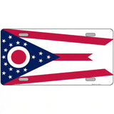 Ohio State Flag Metal Novelty License Plate 24" x 12" (LLP)