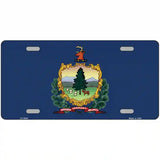 Vermont State Flag Metal Novelty License Plate 24" x 12" (LLP)