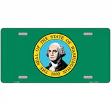 Washington State Flag Metal Novelty License Plate 24" x 12" (LLP)