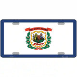 West Virginia State Flag Metal Novelty License Plate 24" x 12" (LLP)