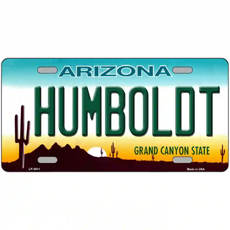 Humboldt Arizona Metal Novelty License Plate 24" x 12" (LLP)